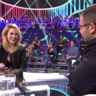 Montse, cuarta expulsada de 'Gran Hermano 17', en el plató con el presentador del 'reality', Jorge Javier Vázquez.-