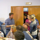 Antidio Fagúndez, secretario general del PSOE, preside la comisión ejecutiva federal, ayer, en Zamora.-JOSÉ LUIS CABRERO