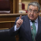 El ministro del Interior, Juan Ignacio Zoido, en una intervención en el Congreso.-EFE