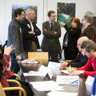 Representantes de UGT y CCOO se reúnen en Bruselas con Georges Dassis, presidente del Consejo Económico y Social Europeo.-ICAL