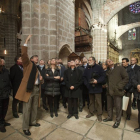 La consejera de Cultura y Turismo, Alicia García, visita las obras de restauración que se realizan en la Catedral de Ávila-Ical