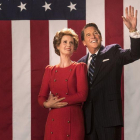 Cynthia Nixon, en el papel de Nancy Reagan, y Tim Matheson, en 'Matar a Reagan'.-HOPPER STONE / National Geographic Channels/ Hopper Stone, SMPSP