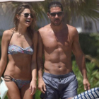 Una foto de archivo de Diego Pablo Simeone y Carla Pereyra.-EL PERIÓDICO