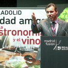El alcalde Valladolid, Óscar Puente, ayer, en el Congreso Internacional de Gastronomía Madrid Fusión.-ICAL