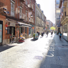 Calle Mantería de Valladolid donde ocurrió el robo en una joyería. -GSW