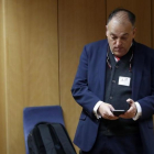 Javier Tebas, en un acto en Madrid la semana pasada.-EFE