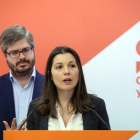 El secretario de Organización de Ciudadanos, Fran Hervías, presenta a Soraya Mayo como candidata de Ciudadanos al Congreso de los Diputados por Valladolid-ICAL