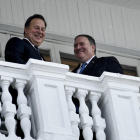 Mike Pompeo junto al presidente de Panamá Juan Carlos Varela-EL PERIÓDICO