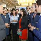 La secretaria de Estado de Turismo, Matilde Asían, visita el expositor de Valladolid.-REPORTAJE GRÁFICO: J.M. LOSTAU
