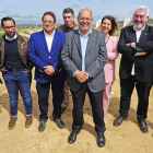 Igea, en el centro, con los candidatos a las Cortes por Burgos.-ISRAEL L. MURILLO
