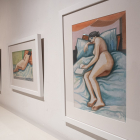 Algunos desnudos de Félix Cuadrado Lomas en la Galería Rafael. | JOSÉ C. CASTILLO