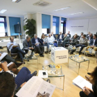 La presidenta de la CVE, Ángela de Miguel, mantiene un encuentro de trabajo con el alcalde de Valladolid, Óscar Puente-ICAL