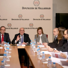 El presidente de la Diputación de Valladolid, Jesús Julio Carnero, se reúne con 16 entidades y asociaciones vinculadas al Plan Impulso-ICAL