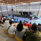 Pabellón de Delicias durante el Campeonato de España júnior y sub-23 de esgrima en Valladolid. / M. ÁLVAREZ