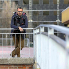 El investigador burgalés Luis Miguel Sanz en las instalaciones de la Residencia Universitaria Alfonso VIII de Valladolid.-PABLO REQUEJO