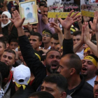 Manifestación de familiares de presos palestinos.-EPA / ALAA BADARNEH
