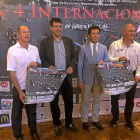 Minguela, Bustos, Lahuerta y Narciso Suárez ayer en la presentación.-G.V.
