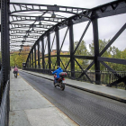 Imagen del Puente Colgante de Valladolid, que pemanecerá cerrado al tráfico hasta el lunes.-PHOTOGENIC