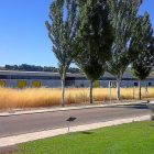 Instalaciones de la Agrupación de Apoyo Logístico Nº 61 (AALOG) en la Base ‘El Empecinado’ de Santovenia de Pisuerga.-E.M.