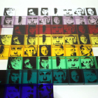 Detalle de la obra de Andy Warhol en la exposición Arte Pop en la colección del IVAM en el Museo Patio Herreriano.-ICAL