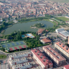 Vista aérea de Laguna de Duero, uno de los municipios vallisoletanos en los que se revisará el IBI.-AYTO. LAGUNA