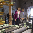 La presidenta de las Cortes de Castilla y León, Mª Josefa García Cirac, inaugura el Museo Téxtil de Béjar, junto con el alcalde de Béjar, Alejo Riñones-Ical