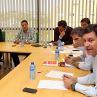 El portavoz del PP en las Cortes, Carlos Fernández Carriedo, preside la reunión del Grupo Parlamentario Popular en las Cortes de Castilla y León.-ICAL