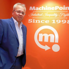 César Rodríguez Gabilondo ante uno de las paredes de MachinePoint en Boecillo.-J.M. LOSTAU