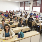 Una de las aulas donde se realizan las pruebas para optar a una de las 7.527 plazas de Formación Sanitaria Especializada (MIR, EIR, FIR, etc.)-ICAL