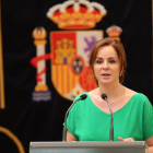 La presidenta de las Cortes de Castilla y León, Silvia Clemente, informa de la ronda de contactos con los portavoces para proponer el candidato a la Presidencia de la Junta-ICAL