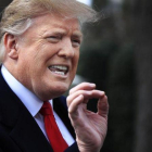 Donald Trump, en la Casa Blanca, el 20 de marzo del 2019.-EL PERIÓDICO