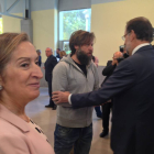 Rajoy junto al portavoz de Ganemos, Juan Gascón-El Mundo