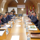 Reunión del Consejo de Administración de la Sociedad Valladolid Alta Velocidad ayer en la sede de la ciudad vallisoletana.-J.M.LOSTAU
