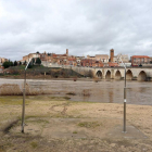 Río Duero a su paso por la localidad vallisoletana de Tordesillas-ICAL