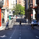 Cortes de tráfico en el centro de Valladolid por la concentración de ozono.-J.M. LOSTAU