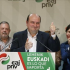 El presidente del PNV, Andoni Ortuzar, en una imagen del 2015, junto al lendakari, Íñigo Urkullu.-/ PERIODICO (EFE / LUIS TEJIDO)