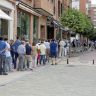 Cola para sacar una entrada de toros durante las pasadas fiestas.-M.Á. Santos