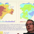 El delegado territorial de la Agencia Estatal de Meteorología (Aemet), Juan Pablo Álvarez, presenta el balance del invierno y adelanta las previsiones de la primavera-ICAL