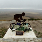 Imagen del monumento en recuerdo del fallecido en Urueña.-EUROPA PRESS