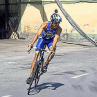 Francisco López durante el tramo ciclista.-EL MUNDO