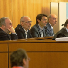 Miguel Ángel Rodríguez Patín, Antonio Bernardo Samaniego, Luis Javier Samaniego y Luis Alberto Samaniego,  en el juicio.-J.M. LOSTAU