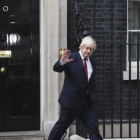 Boris Johnson tras ser nombrado ministro de Exteriores del Reino Unido.-