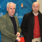 El delegado territorial, Luis Domingo González(I), y el jefe del Servicio Territorial de Cultura, Luis Calderón(D)-Ical