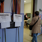 Imagen de archivo de la jornada de elecciones municipales.
