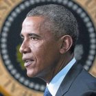 Barack Obama, en su intervención sobre el ébola, el viernes en Washington.-Foto: AP / PABLO MARTÍNEZ MONSIVAIS