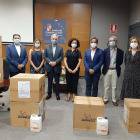Michelin etrega el material de protección a cuatro entidades sociales de Valladolid. - JCYL