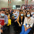 La comitiva del PSOE de Castilla y León en el Congreso Federal. - ICAL