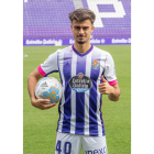21/10/20. VALLADOLID. PHOTOGENIC/PABLO REQUEJO. Presentación de Jota, jugador del Real Valladolid.