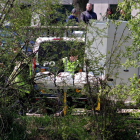 Efectivos del Grupo Especial de Actividades Subacuáticas de la Guardia Civil (GEAS) han localizado el cuerpo sin vida del joven al que se buscaba en aguas del río Bernesga.-ICAL