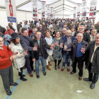 Brindis de inauguración de la décima edición de la Primera Fiesta del Vino del municipio vallisoletano.-MIGUEL ÁNGEL SANTOS (PHOTOGENIC)